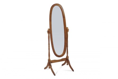 20124 Standing Mirror, Walnut Colour