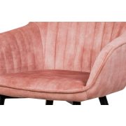 Modern Bársony Étkezőszék Vintage Pink Színben Ac-9981 