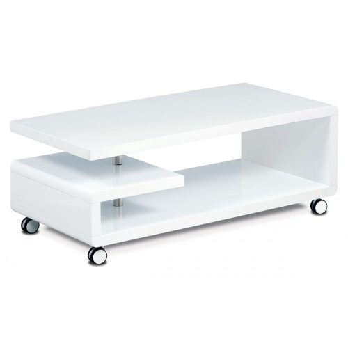 Ahg-618 Magasfényű Fehér Dohányzóasztal 115x60x45 cm