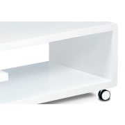 Ahg-618 Magasfényű Fehér Dohányzóasztal 115x60x45 cm
