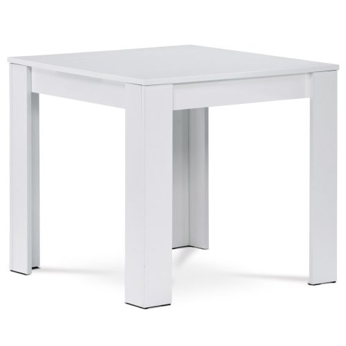 Modern Fehér Étkezőasztal. Méret: 80x80x75 cm.