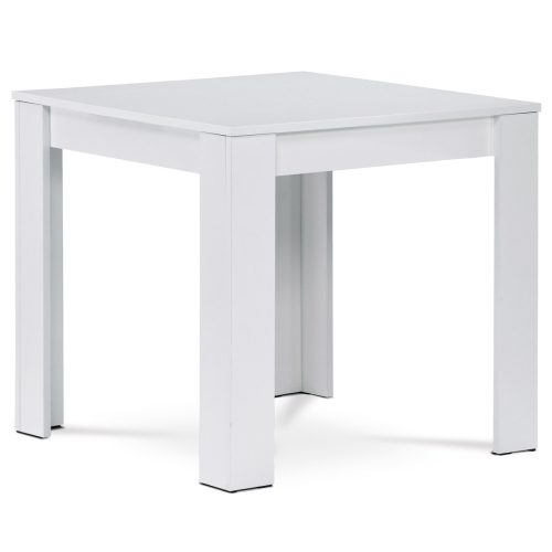 Modern White Dining Table. Size: 80x80x75 cm.