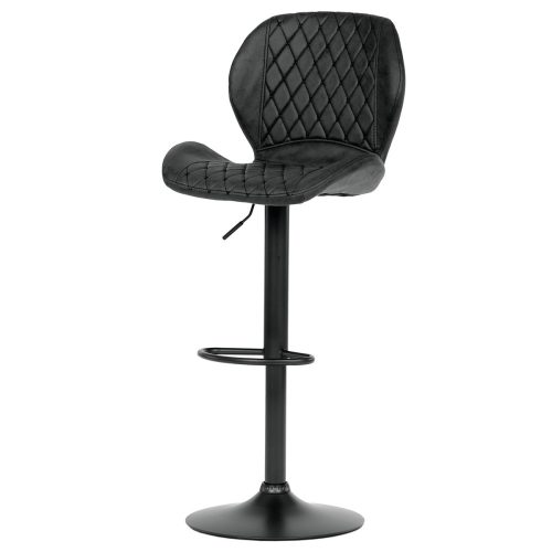 Adjustable Height Bar Stool Black Colour AUB-431 