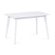 Modern Étkezőasztal Fehér Színben 120x75 cm Aut-008 