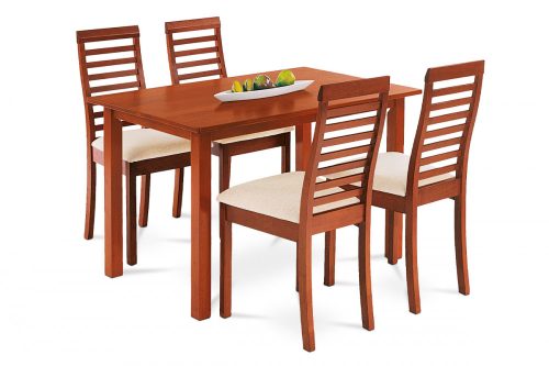 Dining set for 4 persons, 120x75 cm, Cherry colour AUT-4000 - 