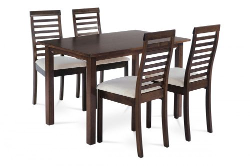 Dining set for 4 persons, 120x75 cm, Walnut AUT-4000 - 