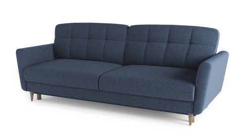 SOFA 235CM, DARK BLUE, 2 SEATER, WITH PULL-OUT BED, KRISTI 3DL NEVE13