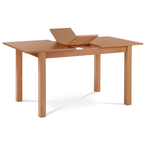 Extendable Dining Table in Beech Colour. Size: 120+30x80x75 cm