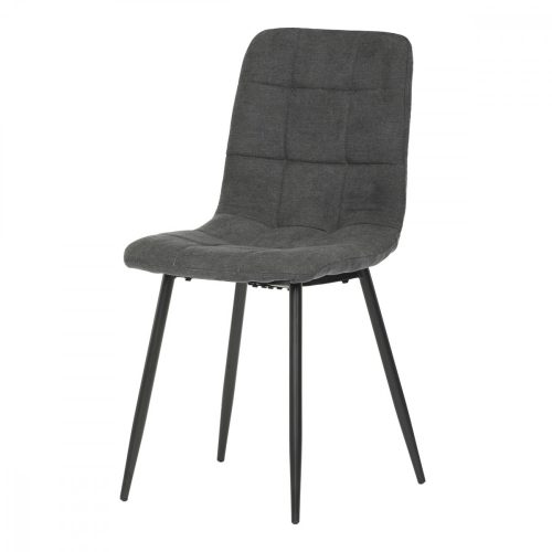 Modern Dining Chair Grey Fabric with Upholstery CT-281 