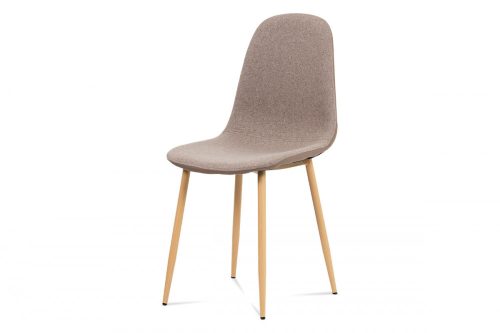  Scaun de sufragerie Modern Dining Chair Metal Legs Cappuccino Color CT-391