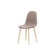  Scaun de sufragerie Modern Dining Chair Metal Legs Cappuccino Color CT-391