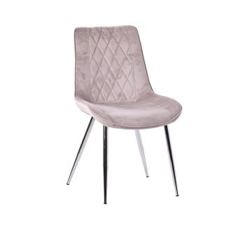 GARY 2 Dining Chair Grey/Golden Oak