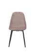 Modern étkezőszék barna színben, bársony kárpittal DC-4469