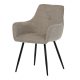 Modern Checkered Dining Chair in Truffle Fabric with Upholstery. DCH-226