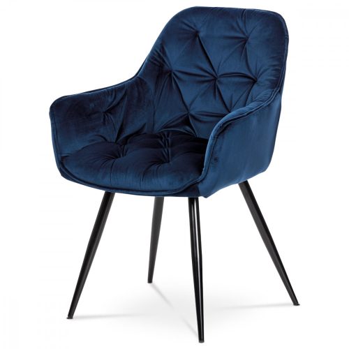 Modern Velvet Dining Chair Blue DCH-421 