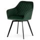 MODERN SWIVEL DINING CHAIR WITH GREEN VELVET UPHOLSTERY DCH-425 