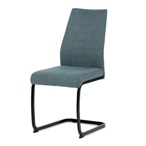 Green Fabric Sled Dining Chair. DCL-438