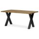 Solid Oak Dining Table. Size: 160x90x75 cm. DS-X160