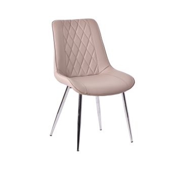 ADELE Dining Chair Pink Velvet Upholstery