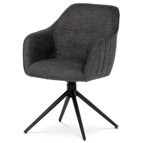 Modern Dining Chair Grey with Swivel Seat. Retracting Mechanism HC-536 