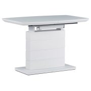 HT-420 Modern Bővíthető Étkezőasztal Fehér Színben 110+40x70 cm.