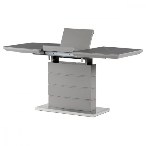 Modern Dining Table in Grey with Ceramic Table Top. Size: 120+40x70 cm. MDF. HT-424M 