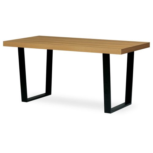 Modern Dining Table with Oak Pattern. Size: 160x8x760 cm. HT-514