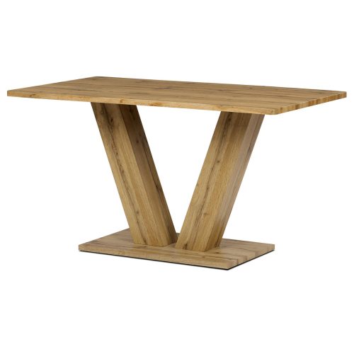 Modern Dining Table with Oak Pattern. Size: 140x80x76 cm. HT-911