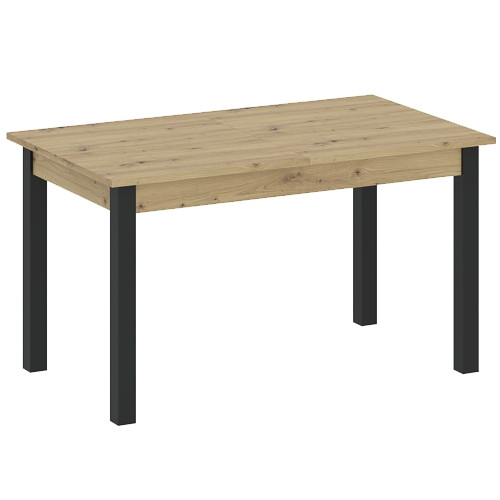 NEO Étkezőasztal Tölgy/Fekete Színben 120 cm