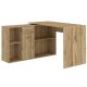 Corner desk CARROLL 121 cm wotan oak