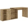 Corner desk CARROLL 121 cm wotan oak
