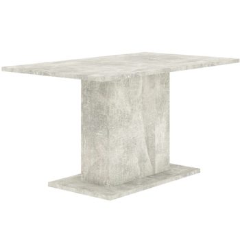 Modern Étkezőasztal Beton Színben. THEO 138x80 cm.
