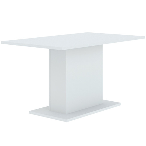 Modern Étkezőasztal Fehér Színben. THEO 138x80 cm.
