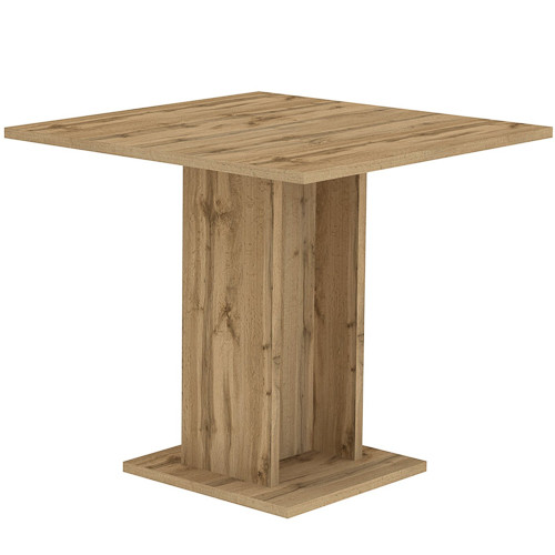 Modern Étkező/Bisztro Asztal Tölgy Színben. SORRENTO 80x80 cm.