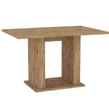   Modern Étkezőasztal Wotan Tölgy Színben. LOWA SMALL 120 cm.