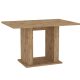 Modern Étkezőasztal Wotan Tölgy Színben. LOWA SMALL 120 cm.