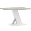 TORRE Étkezőasztal Fehér/Márvány Színben 138 cm