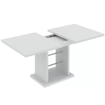 VIRION Étkezőasztal fehér színben 150 cm