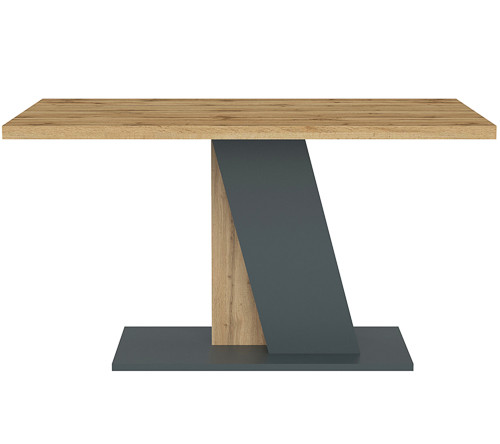 BRISTOL Étkezőasztal Tölgy/Fekete Színben 138 cm