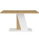 BRISTOL Étkezőasztal Tölgy/Fehér Színben 138 cm