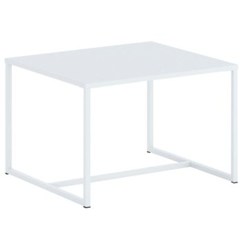 BARBOSSA Dohányzóasztal Fehér Színben 67 cm