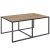 Coffee table BARBOSSA 102 cm oak and black