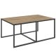 Coffee table BARBOSSA 102 cm oak and black