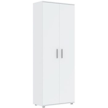 Shelf cabinet 70 cm in white color 2 doors - Klara