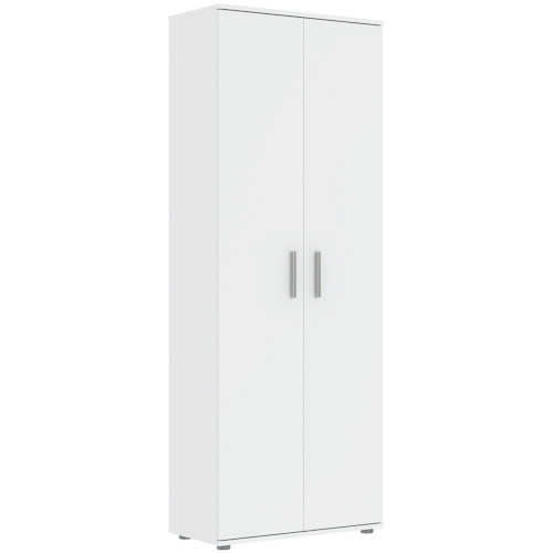 Shelf cabinet 70 cm in white color 2 doors - Klara