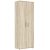 2-door shelf cabinet in sonoma oak finish - Klara