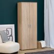 2-door shelf cabinet in sonoma oak finish - Klara