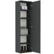 Shelf cabinet in anthracite color - Klara