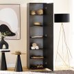 Shelf cabinet in anthracite color - Klara