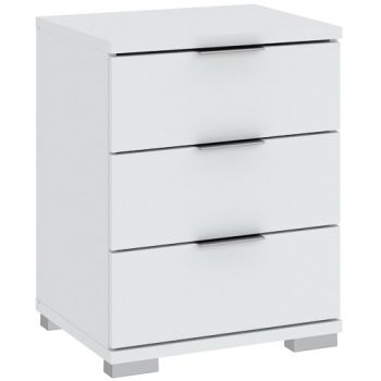   Háromfiókos Kis Szekrény Fehér Színben. PRAGA 42x46x61 cm.
